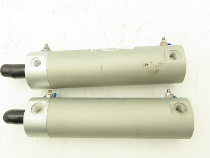 SMC NCG32-IAK01-0300 Round Pneumatic Air Cylinder 1.25" Bore 3" Stroke Lot of 2