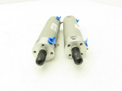 SMC NCG32-IAK01-0300 Round Pneumatic Air Cylinder 1.25" Bore 3" Stroke Lot of 2