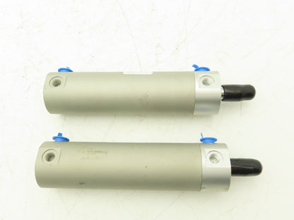 SMC NCG32-IAK01-0300 Round Pneumatic Air Cylinder 1.25" Bore 3" Stroke Lot of 2