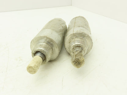 Parker 2.00DSR01.0 Round Pneumatic Air Cylinder 2" Bore 1" Stroke  Lot of 2