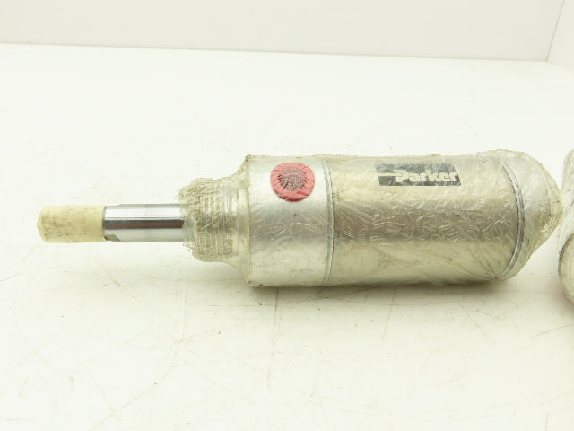 Parker 2.00DSR01.0 Round Pneumatic Air Cylinder 2" Bore 1" Stroke  Lot of 2
