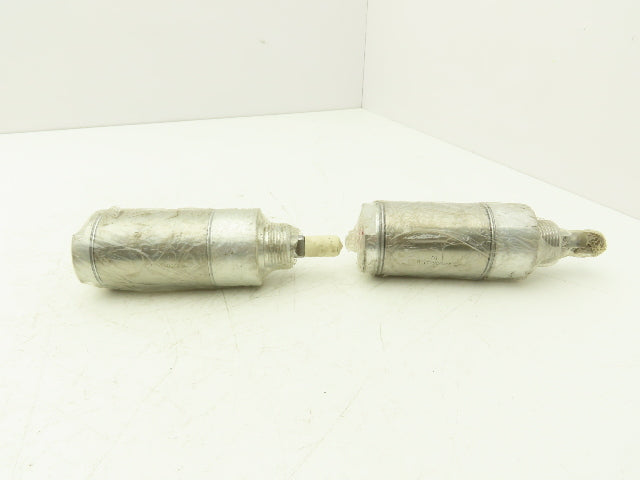 Parker 2.00DSR01.0 Round Pneumatic Air Cylinder 2" Bore 1" Stroke  Lot of 2