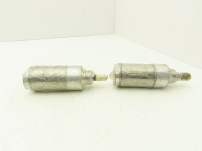 Parker 2.00DSR01.0 Round Pneumatic Air Cylinder 2" Bore 1" Stroke  Lot of 2