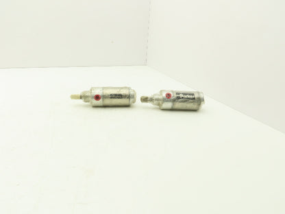 Parker 2.00DSR01.0 Round Pneumatic Air Cylinder 2" Bore 1" Stroke  Lot of 2