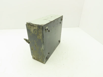 Square D 8736 RG8 Vintage Reversing Motor Starter 2Hp 600V Enclosure