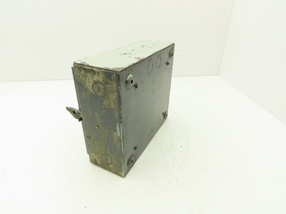 Square D 8736 RG8 Vintage Reversing Motor Starter 2Hp 600V Enclosure