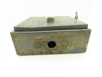 Square D 8736 RG8 Vintage Reversing Motor Starter 2Hp 600V Enclosure