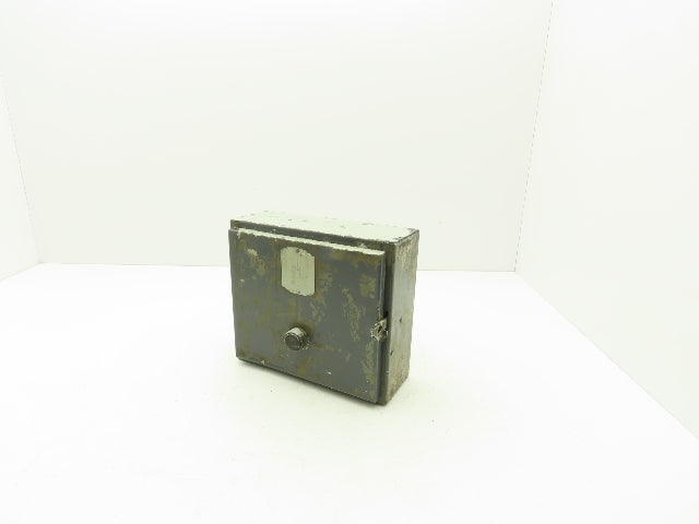 Square D 8736 RG8 Vintage Reversing Motor Starter 2Hp 600V Enclosure
