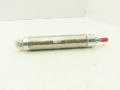 Ermanco 01.50 DPSR 5.000 Round Pneumatic Air Cylinder 1.5" Bore 5" Stroke 250psi