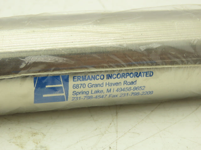 Ermanco 01.50 DPSR 5.000 Round Pneumatic Air Cylinder 1.5" Bore 5" Stroke 250psi