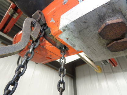 CM ShopAir 300 Lb Pneumatic Air Pendant Chain Hoist 5' Lift 90psi 32FPM