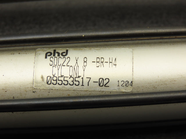 PHD SDC22X8-BR-H4 Pneumatic Air Slide Cylinder 1/4" Rod 10.25" Stroke 3/8" Shaft