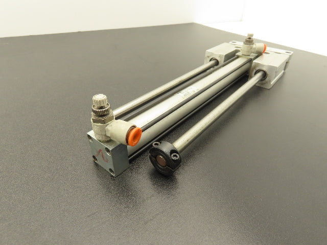 PHD SDC22X8-BR-H4 Pneumatic Air Slide Cylinder 1/4" Rod 10.25" Stroke 3/8" Shaft