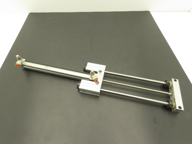 PHD SDC22X8-BR-H4 Pneumatic Air Slide Cylinder 1/4" Rod 10.25" Stroke 3/8" Shaft