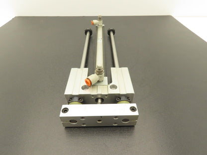 PHD SDC22X8-BR-H4 Pneumatic Air Slide Cylinder 1/4" Rod 10.25" Stroke 3/8" Shaft