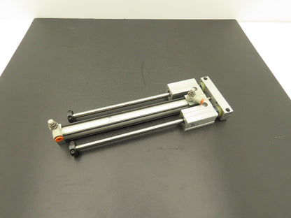 PHD SDC22X8-BR-H4 Pneumatic Air Slide Cylinder 1/4" Rod 10.25" Stroke 3/8" Shaft