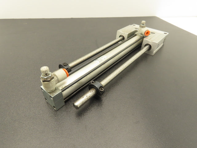 PHD SDC22X8-BR-H4 Pneumatic Air Slide Cylinder 1/4" Rod 10.25" Stroke 3/8" Shaft