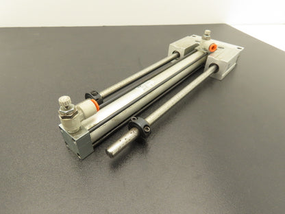 PHD SDC22X8-BR-H4 Pneumatic Air Slide Cylinder 1/4" Rod 10.25" Stroke 3/8" Shaft