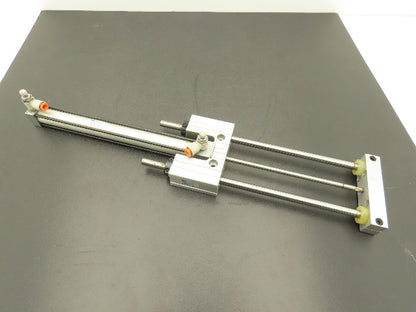 PHD SDC22X8-BR-H4 Pneumatic Air Slide Cylinder 1/4" Rod 10.25" Stroke 3/8" Shaft