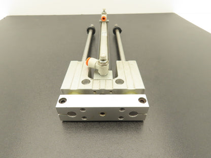 PHD SDC22X8-BR-H4 Pneumatic Air Slide Cylinder 1/4" Rod 10.25" Stroke 3/8" Shaft