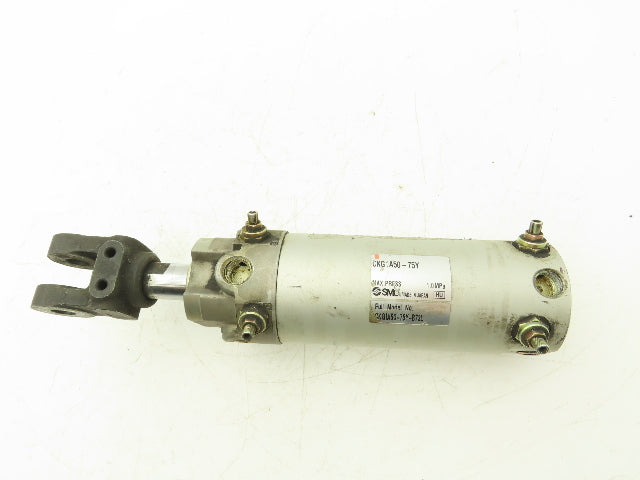 SMC CKG1A50-75Y Pneumatic Air Clamp Cylinder 50mm Bore 75mm Stroke 145psi