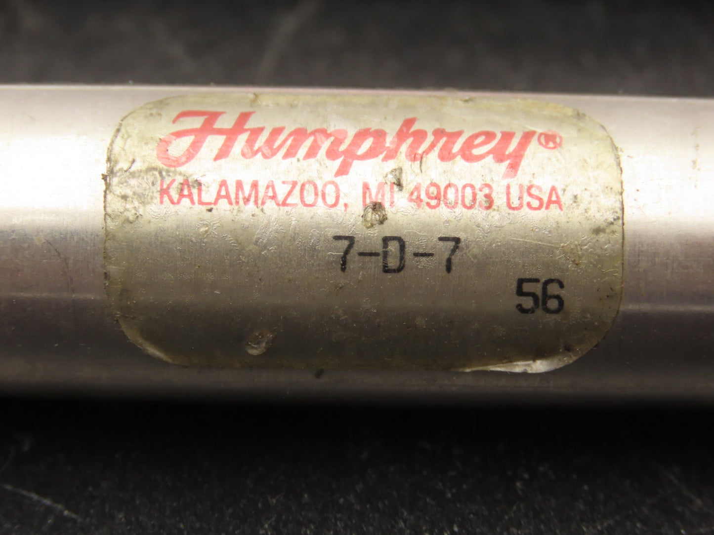 Humphrey 7-D-7 Pneumatic Air Cylinder 3/4" Bore 7" Stroke 200psi Lot of 3