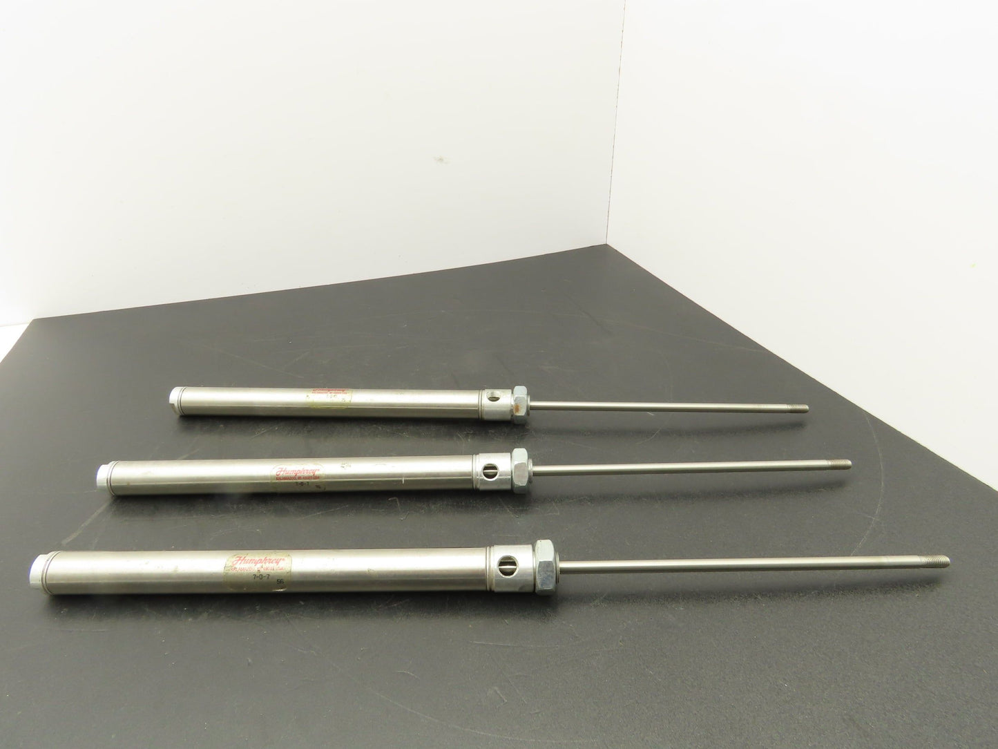 Humphrey 7-D-7 Pneumatic Air Cylinder 3/4" Bore 7" Stroke 200psi Lot of 3