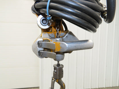 Harrington AH500M 1/4 Ton 500 Lb Pneumatic Air Chain Hoist 10' Lift 90psi
