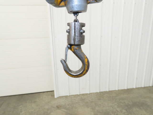 Harrington AH500M 1/4 Ton 500 Lb Pneumatic Air Chain Hoist 10' Lift 90psi