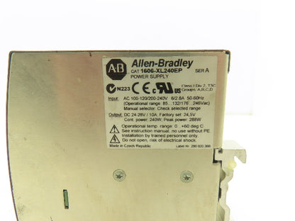 Various Mfr Power Supply 24VDC 10A Out 120/240VAC 1Ph In 240W Lot of 5