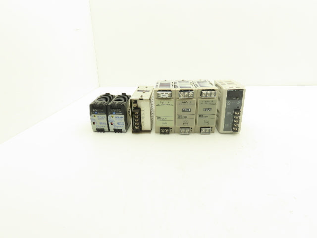Various Mfr Power Supply 24VDC 3/3.75/4.5A Out 120/240VAC 1Ph In Lot of 7