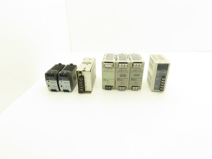 Various Mfr Power Supply 24VDC 3/3.75/4.5A Out 120/240VAC 1Ph In Lot of 7