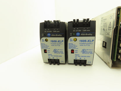 Various Mfr Power Supply 24VDC 3/3.75/4.5A Out 120/240VAC 1Ph In Lot of 7
