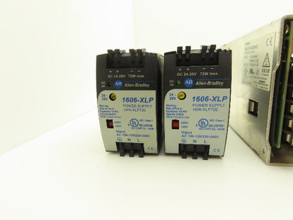 Various Mfr Power Supply 24VDC 3/3.75/4.5A Out 120/240VAC 1Ph In Lot of 7