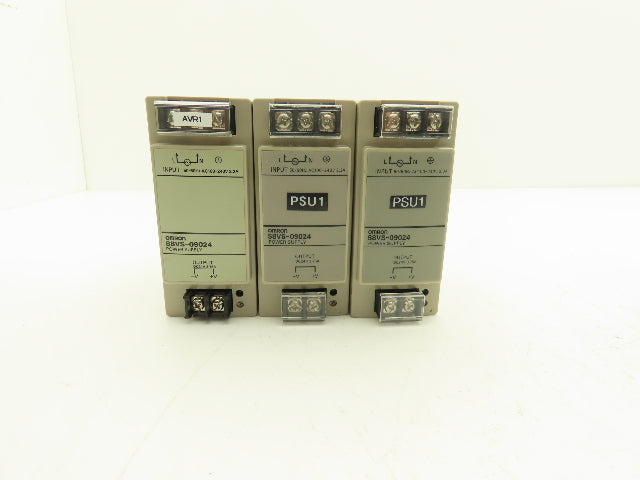 Various Mfr Power Supply 24VDC 3/3.75/4.5A Out 120/240VAC 1Ph In Lot of 7