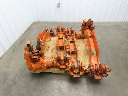 Cleveland Tramrail Bridge Crane Motorized End Truck Drive WA 5" Wheels  Set of 4