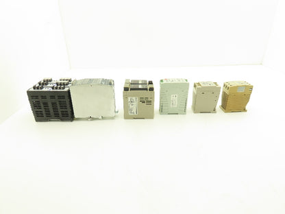 Various Mfr Power Supply 24VDC 2.5A Out 120/240VAC 1Ph In Lot of 9