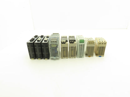 Various Mfr Power Supply 24VDC 2.5A Out 120/240VAC 1Ph In Lot of 9