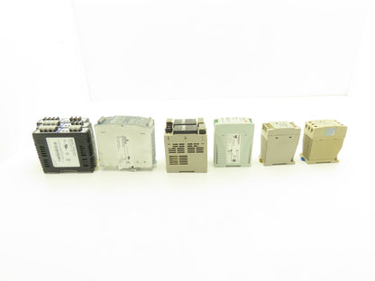 Various Mfr Power Supply 24VDC 2.5A Out 120/240VAC 1Ph In Lot of 9