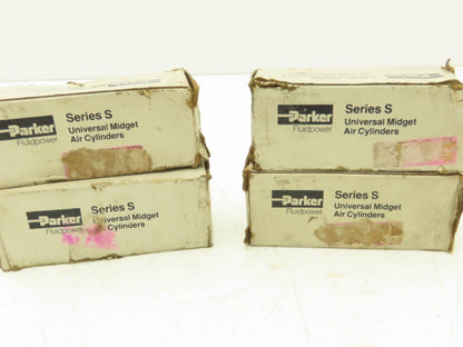 Parker 1.25X1.00 Midget Pneumatic Air Cylinder 1.25" Bore 1" Stroke 200psi