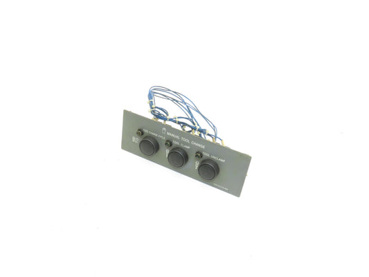 Okuma E5414-019-906 Manual Tool Change Button Control Panel Cycle Clamp Unclamp