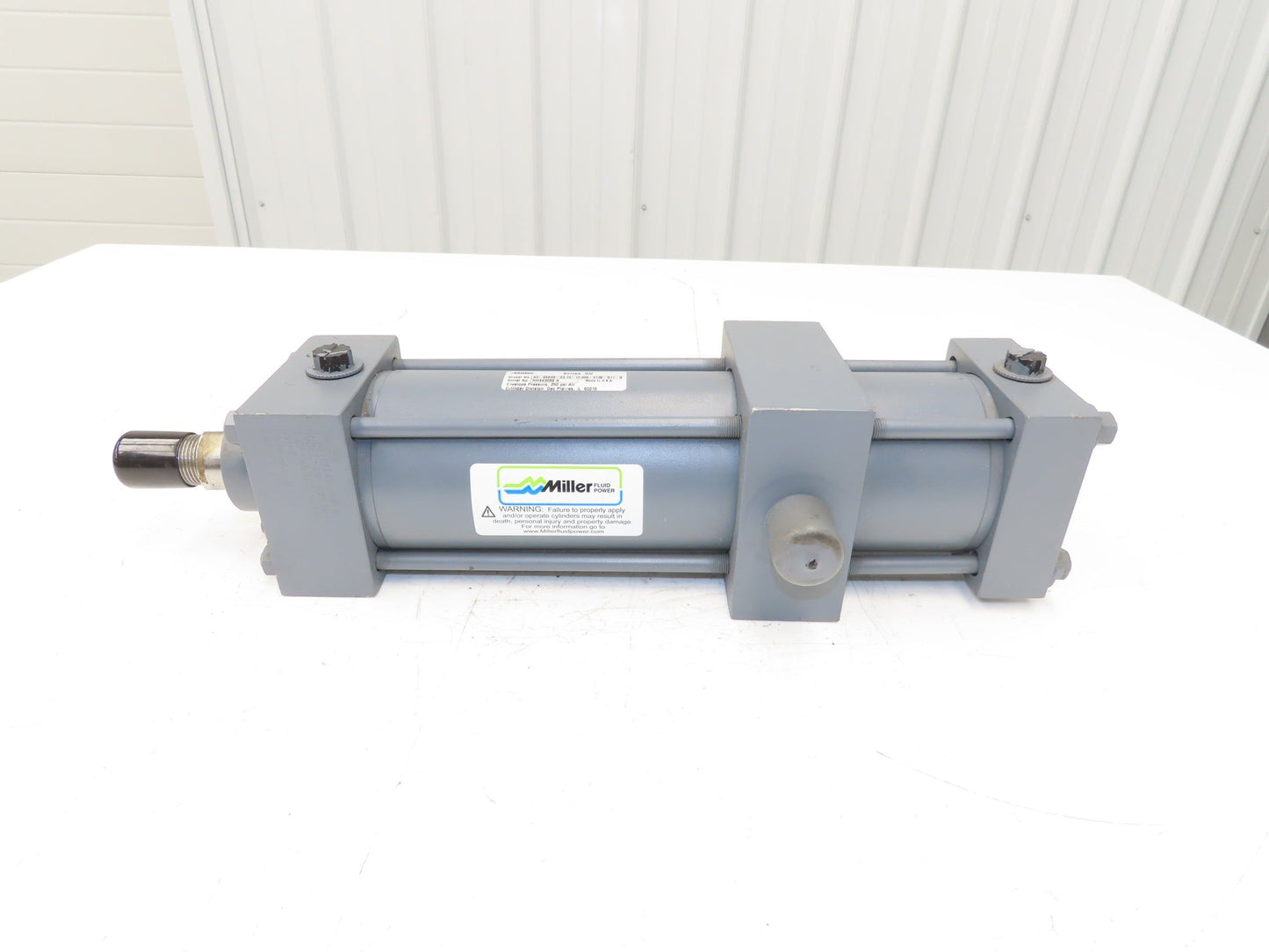 Miller Fluid Power AV-89B2B Pneumatic Air Cylinder 3.25" Bore 10" Stroke 250psi