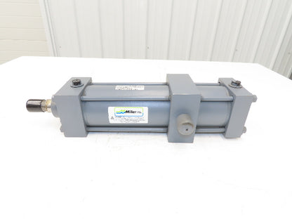 Miller Fluid Power AV-89B2B Pneumatic Air Cylinder 3.25" Bore 10" Stroke 250psi