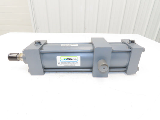Miller Fluid Power AV-89B2B Pneumatic Air Cylinder 3.25" Bore 10" Stroke 250psi