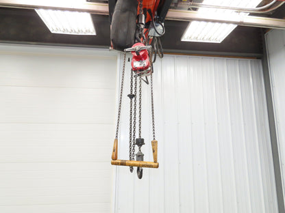 Aro 7740B 300 Lb Pneumatic Air Chain Hoist 4' Lift Pull Chain Pendant