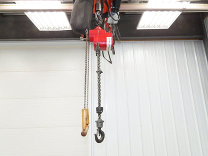Aro 7740B 300 Lb Pneumatic Air Chain Hoist 4' Lift Pull Chain Pendant