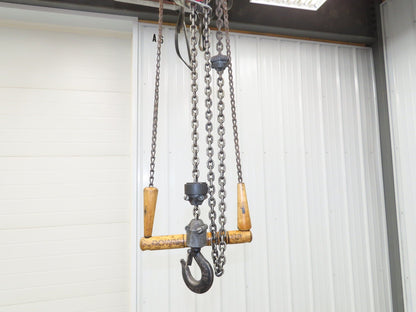 Aro 7740B 300 Lb Pneumatic Air Chain Hoist 4' Lift Pull Chain Pendant