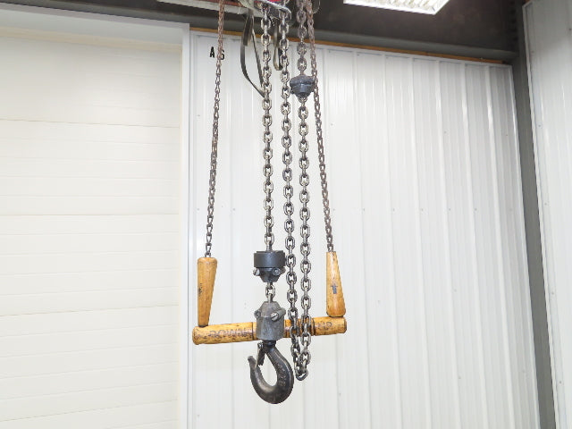 Aro 7740B 300 Lb Pneumatic Air Chain Hoist 4' Lift Pull Chain Pendant