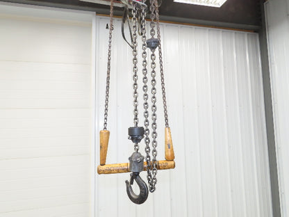 Aro 7740B 300 Lb Pneumatic Air Chain Hoist 4' Lift Pull Chain Pendant
