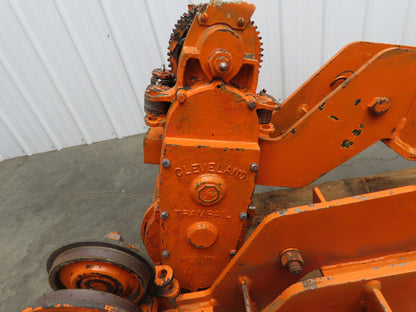 Cleveland Tramrail Bridge Crane Motorized End Truck Drive WB 6.5" Wheel Set of 4